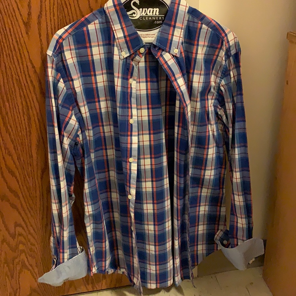 Banana Republic plaid button down